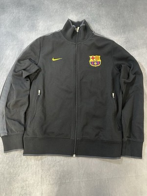 Nike FC BARCELONA Trainingsjacke Mit FCB Backprint Schwarz L