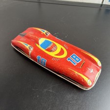 Vintage Western Germany Friction Drive Car 1950's Tin Toy Metal no front wheels