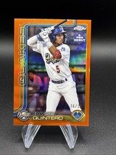 2025 Eduardo Quintero Topps Chrome Pro Debut Baseball Orange Refractor /25