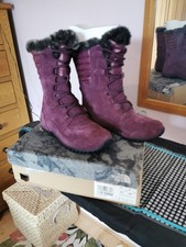 The North Face Nuptse Fig Suede PURNA II Boots Uk3