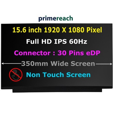 Replace For Dell 07VKTY 7VKTY Laptop LCD 15.6'' Screen FHD IPS Matte Panel