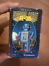 MASUDAYA ROBOT MECHANICAL TOY JAPAN Tin Toy Wind Up MIB Mint in BOX MIB R-35