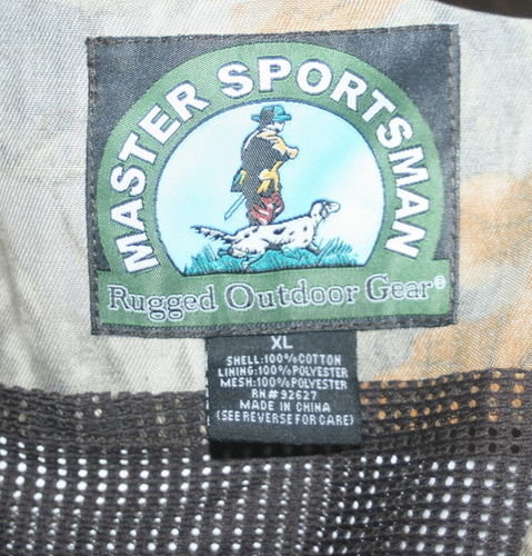 Chaleco de Caza Master Sportsman Camuflado Exterior Utilidad Bolsillos Gorp Para Hombres XL - Imagen 5 de 13