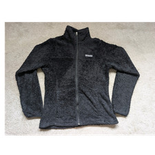 Columbia Women's Fleece Jacket Black Full Zip Size S