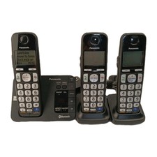 Panasonic KX-TGE260 Bluetooth Answering Machine w/ 3 Handsets
