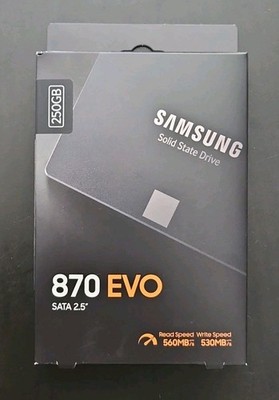 Samsung 870 EVO 250GB 2.5'' SATA III Internal SSD (MZ-77E250B/AM)
