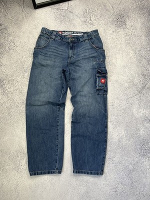 Vintage Engelbert Strauss Workwear Denim Cargo Pants Multipocket Rare Men' Sz 52