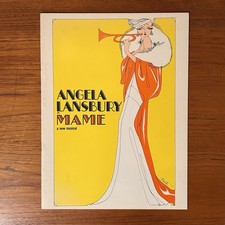 Vtg MAME Angela Lansbury Program 1960s Bea Arthur Broadway Musical MINT
