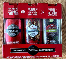 Old Spice Men's Body Wash Gift Set Swagger, Bearglove, Timber - 16 Oz Each Boxed