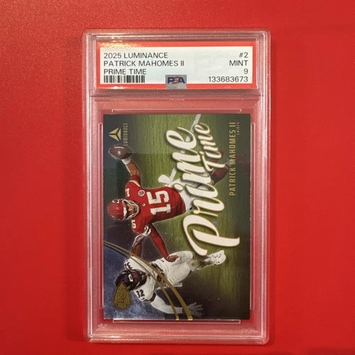 2025 Panini Luminance #2 Patrick Mahomes II Prime Time CASE HIT RARE 🔥