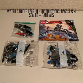 LEGO Ninjago Lot: 2257 9446 70611 70728 70734 Sealed Bags Partials Manuals +MORE