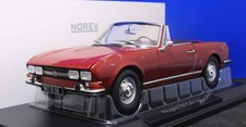 1 18 NOREV Norev 1969 Peugeot 504 Cabriolet (Andalou Red) Red