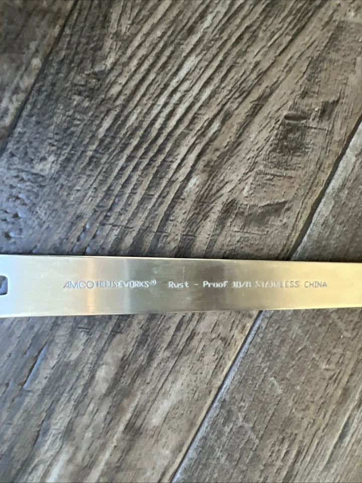 Raspador Amco Housework’s acero inoxidable 18/8 a prueba de óxido #8213 vintage Foto 2 de 4