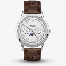 Montre Sekonda Armstrong Moon Phase Brown 30146