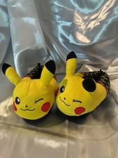 Pokemon Winking Pikachu Slippers for Boys Girls 7/8 Kid Size New No Tags