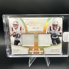 2024 Panini Flawless Drake Maye Demario Douglas Flawless Connections /15 #FC-NE