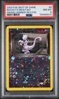 2003 POKEMON BEST OF GAME PROMO WINNER #8 ROCKET'S MEWTWO-REVERSE FOIL PSA 8