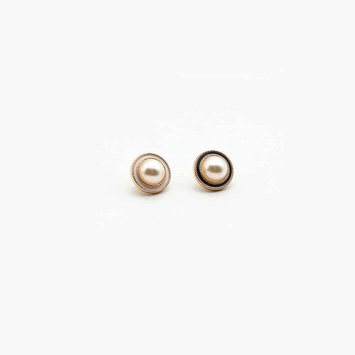 5 PCS Gold Pearl Buttons Plastic Shank for Garment Clothing Accessories Fit S... - Picture 3 of 7