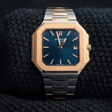 2024 Patek Philippe Cubitus 5821/1AR-001 Stainless Steel Rose Gold Blue Dial