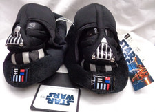 Toddler Children's STAR WARS Black S/Top Slippers 10970 DARTH VADER 11/12 M NOS