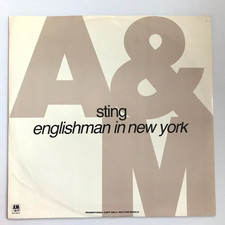 Sting – Englishman In New York  12" Vinyl Promo 1990