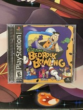 Flintstones: Bedrock Bowling (Sony PlayStation 1, 2000) CIB Tested Clean Disc