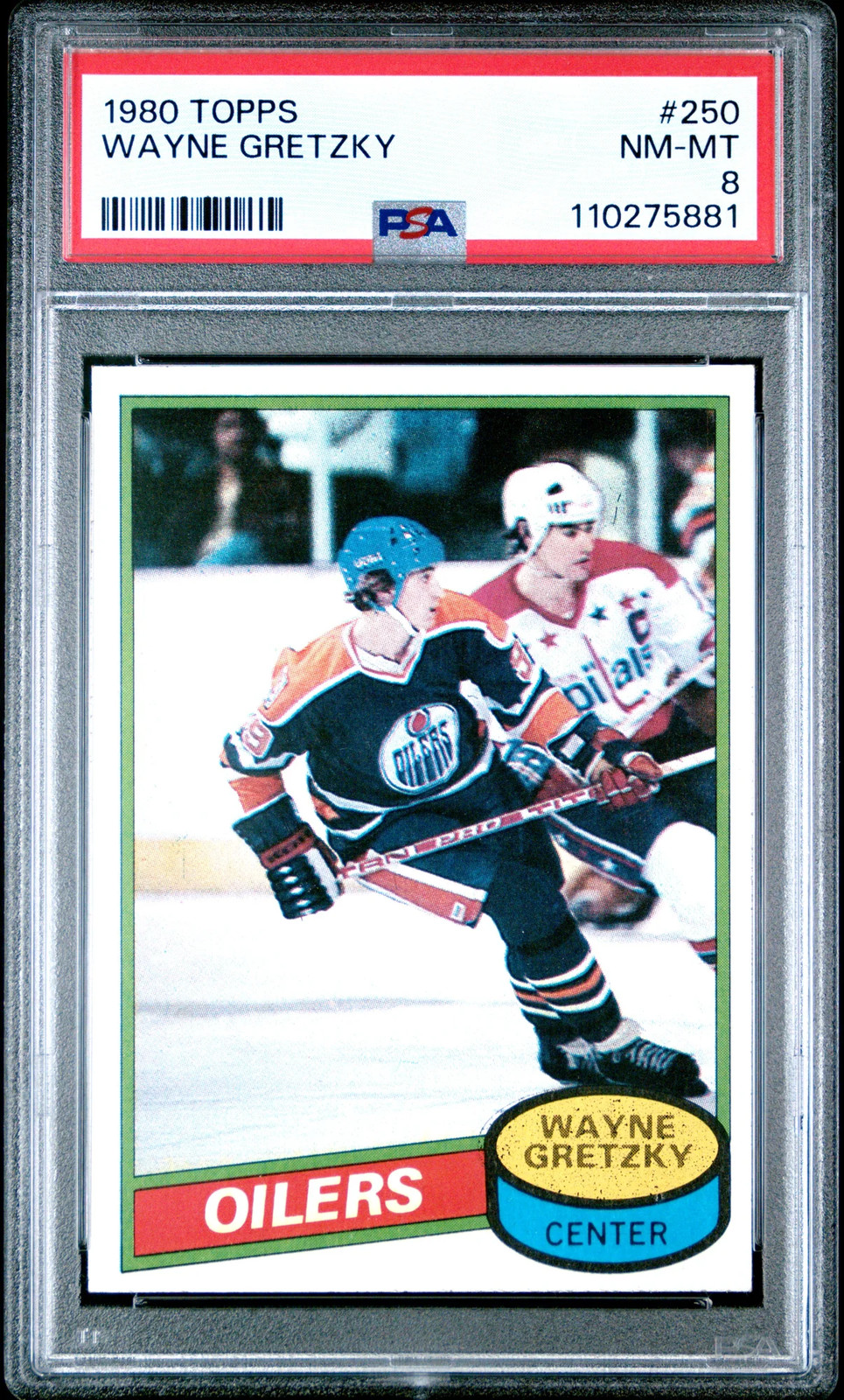 1980 Topps Wayne Gretzky #250 PSA 8 view 1