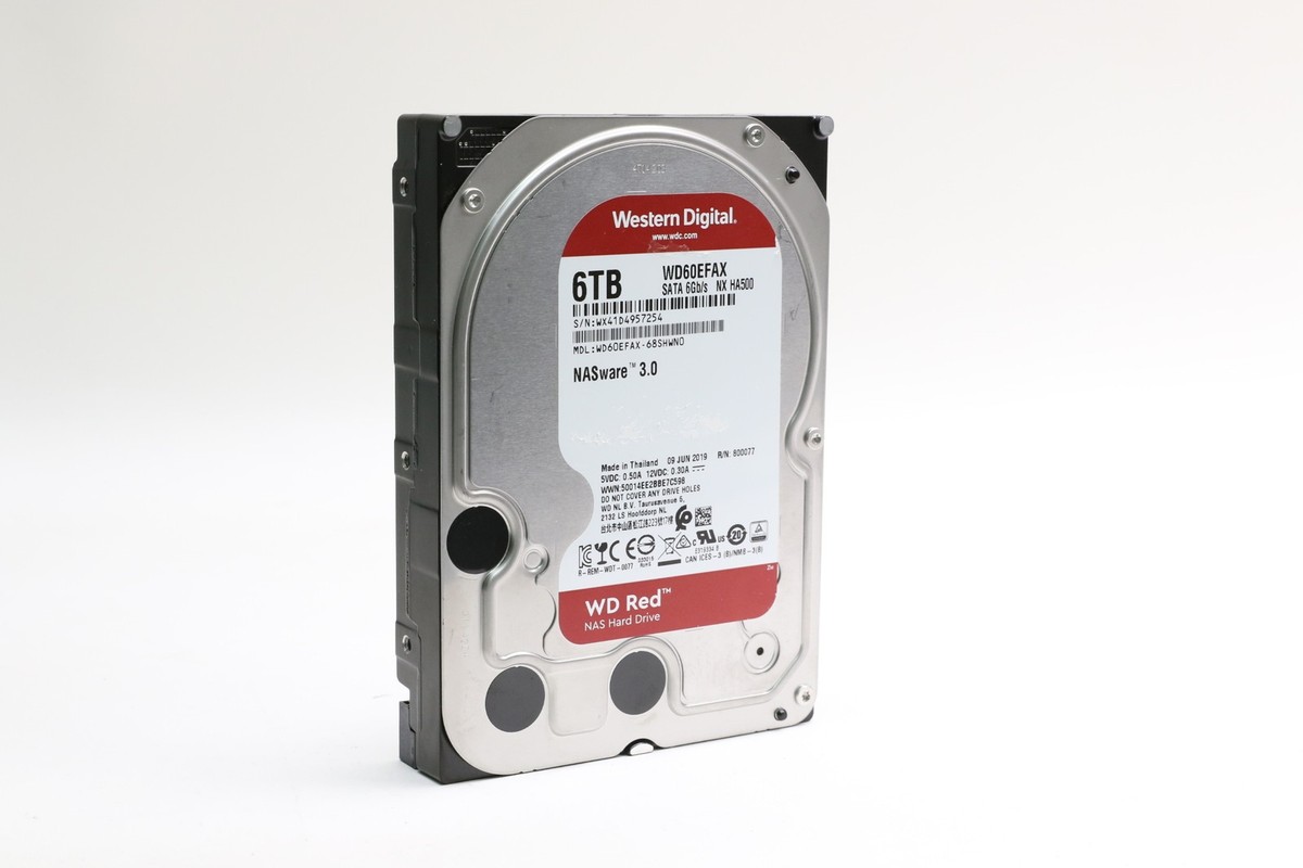 WD Red 6TB HDD WD60EFAX NAS用 NAS向けHDD「WD Red」の6TBにキャッシュ