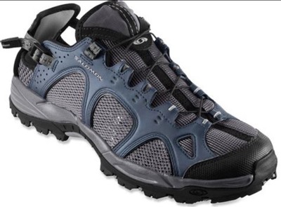 Salomon Techamphibian Water Shoes Men's Gray Trail Hiking