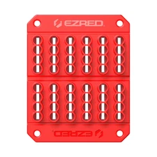 EZ Red EZBIT-R Magnetic Flexible Bit Holder Organizer 48pc - Red