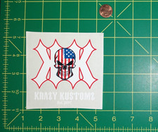 KRAZY SKULL STICKER DECAL OLD STOCK ORIGINAL RACING