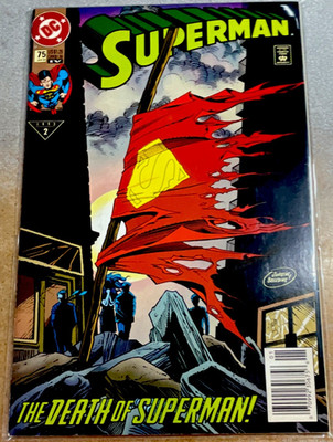 DC Comics Superman #75 The Death of Superman Funeral for a Friend