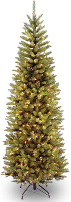 National Tree Company 6.5 Ft Pre-Lit Downswept Douglas Fir Artificial Christmas
