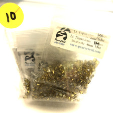 Swarovski Crystal 4mm 1,440 pcs Lt. Topaz Satin 5301 10 baggies of 144 