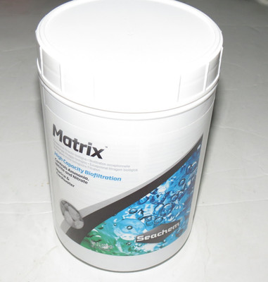 Seachem Matrix 2 Liter Bio Filtration Media Control Ammonia Nitrite