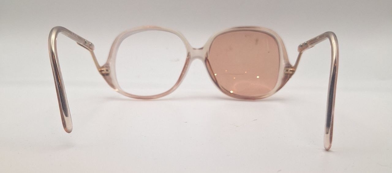 Vintage Translucent Oval Sunglasses FRAMES ONLY H… - image 5