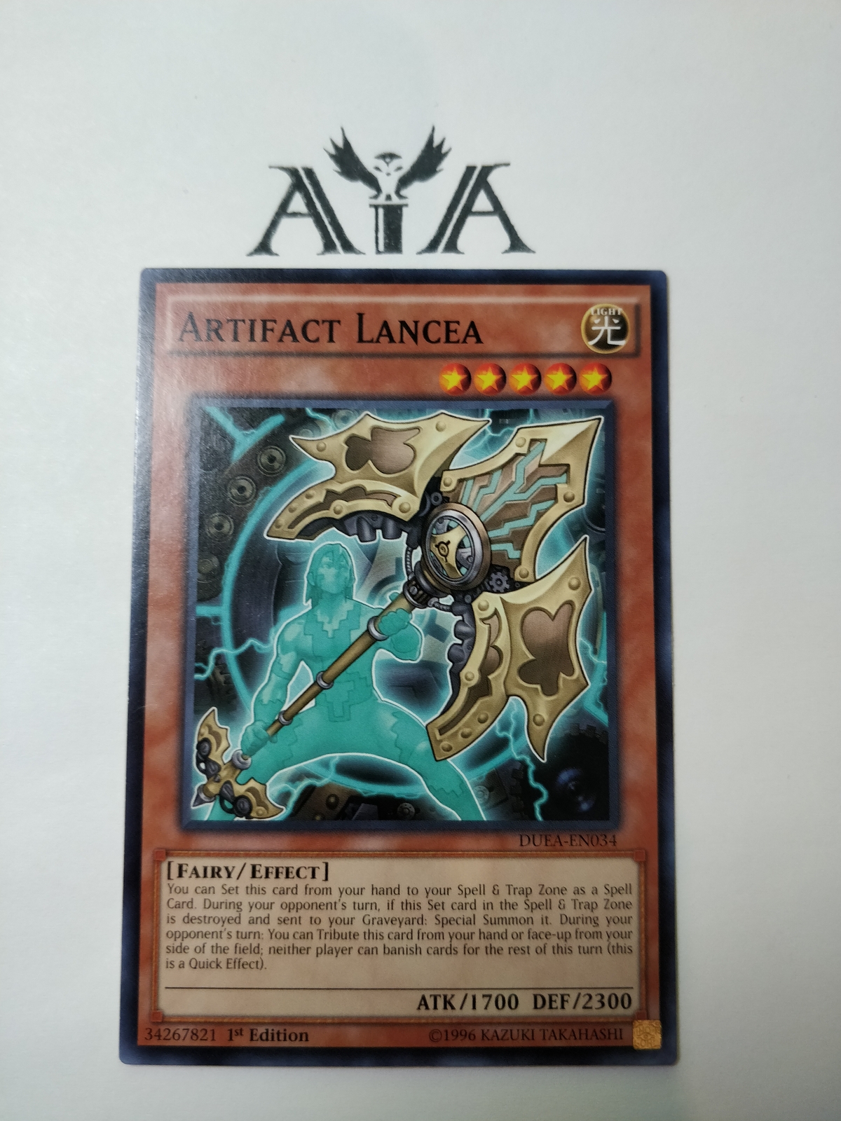 Yu-Gi-Oh! Artifact Lancea Card – DUEA-EN034, Duelist Alliance 1st Edition Common - View #11
