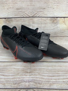 nike mercurial superfly 7 black and red
