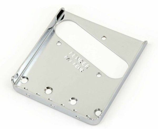 Fender 0054162000 Vintage Telecaster Bridge Plate - Chrome for 
