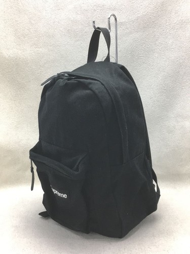 Supreme 20FW Canvas Backpack Canvas BLK 