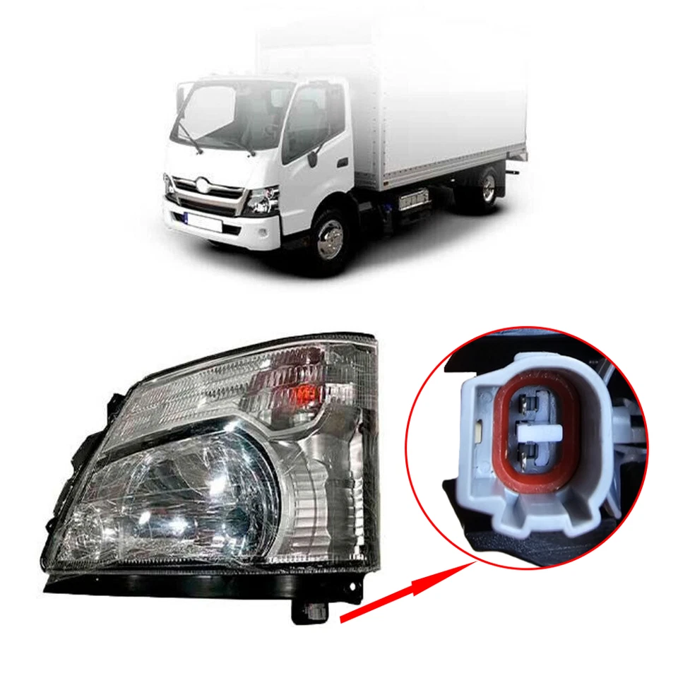 Fit Hino 155 195 195h 195h DC 300 Headlamp 2012- 2019 2020 Driver Side Headlight - Изображение 2 из 4