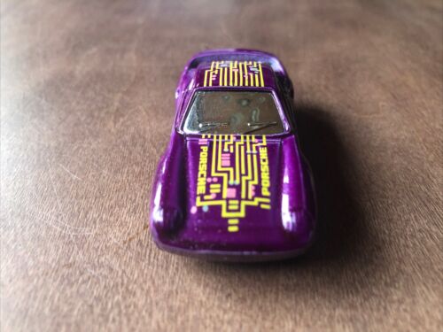 Hot Wheels 1987 Porsche 959 Purple With Graphics Chrome Windows -Malaysia - Nice - Picture 7 of 8