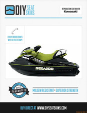2005 SeaDoo RXP Seat Cover Skin Sea Doo GREEN GSX GSI GS SP SPI SPX  02 03 04 05 06 USA MADE