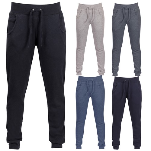 Ladies Womens Cotton Jog Pants Skinny 