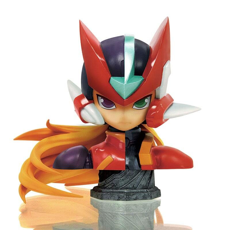 RARE Rockman Megaman ZERO and ZX Double Hero Collection Bust RARE Rockman Megaman ZERO and ZX Double Hero Collection Bust