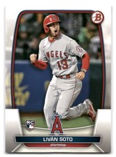 Livan Soto 2023 Bowman Baseball #46 Los Angeles Angels Rookie RC