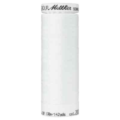 Seraflex Weiß Nr. 2000 Elastisches Garn 130m Amann Mettler 100% Polyester