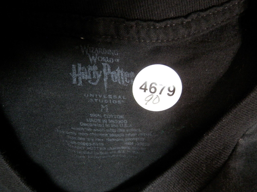 Harry Potter T-Shirt Size M Black Graphics The Wizarding World Pullover - Picture 11 of 11