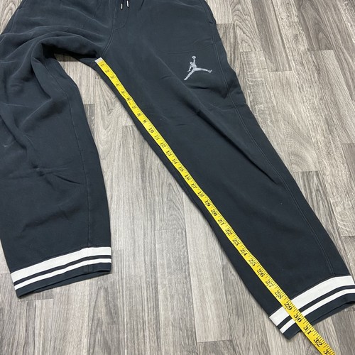 JORDAN High Rise Elastic Tie Waist Black Activewear Jogger Pants Boy's Size XL - Picture 11 of 11