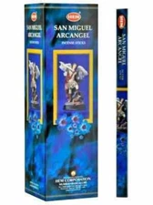 HEM 8 Stick tubes - Box of 25 tubes Incense Pack - San Miguel Arcangel